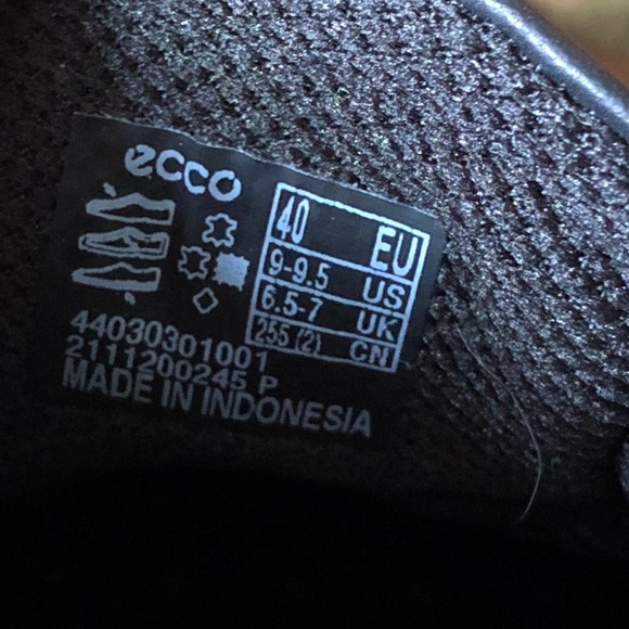 NWT Men's ECCO Black Gore-Tex Sneaker Size EU 40/US 9-9.5 - Picture 6 of 6